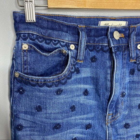 MADEWELL High Rise Beaded Slim Boy Jean - Picture 5 of 10